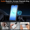 Pnakqil Coque pour Samsung Galaxy A17 5G/4G Compatible avec MagSafe,Givré Translucide Magnétique Housse mit 2 Verre Trempé,Antic