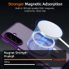 Pnakqil Coque pour Samsung Galaxy A17 5G/4G Compatible avec MagSafe,Givré Translucide Magnétique Housse mit 2 Verre Trempé,Antic