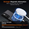 Coque pour Samsung Galaxy S20 FE 5G Compatible avec MagSafe avec 2 Verre Trempé, Magnétique Etui Translucide Mat Arrière Housse,