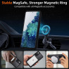 Coque pour Samsung Galaxy S20 FE 5G Compatible avec MagSafe avec 2 Verre Trempé, Magnétique Etui Translucide Mat Arrière Housse,