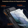 Coque pour Samsung Galaxy S21 Plus/ S21+ 5G Compatible avec MagSafe avec 2 Verre Trempé, Magnétique Etui Translucide Mat Arrière