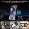 Coque pour Samsung Galaxy S24 Ultra 5G Compatible avec MagSafe avec 2 Verre Trempé, Magnétique Etui Translucide Mat Arrière Hous