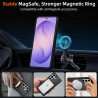 Coque pour Samsung Galaxy S26 Ultra Compatible avec MagSafe avec 2 Verre Trempé, Magnétique Etui Translucide Mat Arrière Housse,