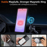 Coque pour Samsung Galaxy A27 5G Compatible avec MagSafe avec 2 Verre Trempé, Magnétique Etui Translucide Mat Arrière Housse, Pr