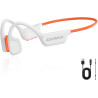 Casque conduction osseuse natation, ipx8, bleutooth 6.0, mp3 8 go | écouteurs natation ipx8 étanches, lecteur mp3 intégré, 12h a