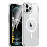 Coque Magnétique pour iPhone 12 et 12 Pro avec 2 Verres Trempés, Compatible avec MagSafe, Étui Aimantée Antichoc Anti-Jaune Anti