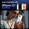 Coque Magnétique pour iPhone 12 et 12 Pro avec 2 Verres Trempés, Compatible avec MagSafe, Étui Aimantée Antichoc Anti-Jaune Anti
