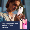 Coque Magnétique pour iPhone 13 Mini avec 2 Verres Trempés et 2 Caméra Protecteur, Compatible avec MagSafe, Étui Aimantée Antich