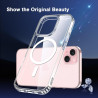 Coque Magnétique pour iPhone 13 Mini avec 2 Verres Trempés et 2 Caméra Protecteur, Compatible avec MagSafe, Étui Aimantée Antich