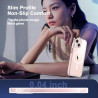 Coque Magnétique pour iPhone 13 Mini avec 2 Verres Trempés et 2 Caméra Protecteur, Compatible avec MagSafe, Étui Aimantée Antich