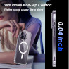 Coque Magnétique pour iPhone 14 Pro avec 2 Verres Trempés et 2 Caméra Protecteur, Compatible avec MagSafe, Étui Aimantée Anticho