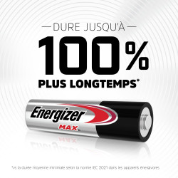Energizer Max Piles AA (Lot de 14) - Mignon LR6 Alcaline 1,5 V - Énergie Longue durée - Idéales pour Les appareils du Quotidien 