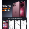 FLLAO Coque pour iPhone 17e /iPhone 16e avec 2 Pièces de Verre Trempé, Protection Complète de l'appareil Photo,Antichoc Antirayu