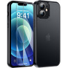 FLLAO Coque Compatible avec iPhone 12 Mini et 2 Pièces Verre Trempé, Protection Antichoc Qualité Militaire, Anti-Jaunissement ét