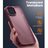 FLLAO Coque pour iPhone 13/iPhone 14 6,1 Pouces, avec 2 Pièces de Verre Trempé, Militaire Étui Antichoc Antirayures, Housse de T