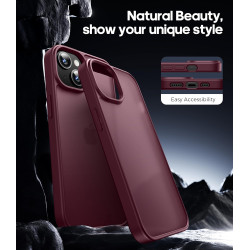 FLLAO Coque pour iPhone 13/iPhone 14 6,1 Pouces, avec 2 Pièces de Verre Trempé, Militaire Étui Antichoc Antirayures, Housse de T