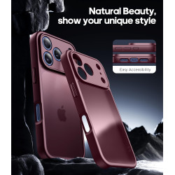 FLLAO Coque pour iPhone 17 Pro avec 2 Pièces de Verre Trempé, Militaire Étui de Mince Bumper Housse, Silicone en Gel TPU Souple 