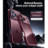 FLLAO Coque pour iPhone 17 Pro avec 2 Pièces de Verre Trempé, Militaire Étui de Mince Bumper Housse, Silicone en Gel TPU Souple 