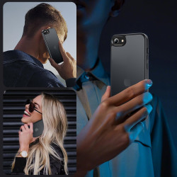 FLLAO Coque Compatible avec iPhone SE 2022/2020, iPhone 8/7 et 2 Verres Trempés, Protection Antichoc Qualité Militaire, Anti-Jau