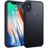 FLLAO Coque Compatible avec iPhone X/XS et 2 Pièces Verre Trempé, Protection Antichoc Qualité Militaire, Anti-Jaunissement étui 