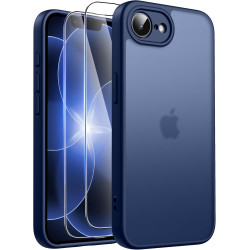 FLLAO Coque pour iPhone 17e /iPhone 16e avec 2 Pièces de Verre Trempé, Protection Complète de l'appareil Photo,Antichoc Antirayu