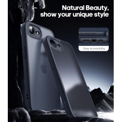 FLLAO Coque pour iPhone 17e /iPhone 16e avec 2 Pièces de Verre Trempé, Protection Complète de l'appareil Photo,Antichoc Antirayu
