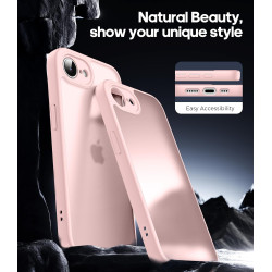 FLLAO Coque pour iPhone 17e /iPhone 16e avec 2 Pièces de Verre Trempé, Protection Complète de l'appareil Photo,Antichoc Antirayu