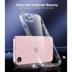 FLLAO Coque pour iPhone 17e /iPhone 16e avec 2 Pièces de Verre Trempé, Protection Complète de l'appareil Photo,Antichoc Antirayu