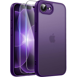 FLLAO Coque pour iPhone 17e /iPhone 16e avec 2 Pièces de Verre Trempé, Protection Complète de l'appareil Photo,Antichoc Antirayu