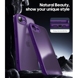 FLLAO Coque pour iPhone 17e /iPhone 16e avec 2 Pièces de Verre Trempé, Protection Complète de l'appareil Photo,Antichoc Antirayu