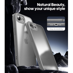 FLLAO Coque pour iPhone 17e /iPhone 16e avec 2 Pièces de Verre Trempé, Protection Complète de l'appareil Photo,Antichoc Antirayu