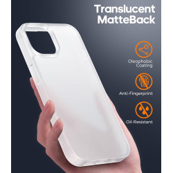 FLLAO Coque pour iPhone 13/iPhone 14 6,1 Pouces, avec 2 Pièces de Verre Trempé, Militaire Étui Antichoc Antirayures, Housse de T