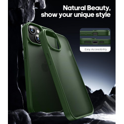 FLLAO Coque pour iPhone 13/iPhone 14 6,1 Pouces, avec 2 Pièces de Verre Trempé, Militaire Étui Antichoc Antirayures, Housse de T