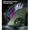 FLLAO Coque pour iPhone 13/iPhone 14 6,1 Pouces, avec 2 Pièces de Verre Trempé, Militaire Étui Antichoc Antirayures, Housse de T