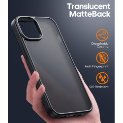 FLLAO Coque pour iPhone 13/iPhone 14 6,1 Pouces, avec 2 Pièces de Verre Trempé, Militaire Étui Antichoc Antirayures, Housse de T