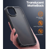 FLLAO Coque pour iPhone 13/iPhone 14 6,1 Pouces, avec 2 Pièces de Verre Trempé, Militaire Étui Antichoc Antirayures, Housse de T