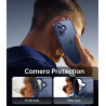 FLLAO Coque pour iPhone 17 avec 2 Pièces de Verre Trempé, Militaire Étui de Mince Bumper Housse, Silicone en Gel TPU Souple Comp
