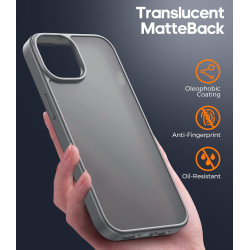 FLLAO Coque pour iPhone 13/iPhone 14 6,1 Pouces, avec 2 Pièces de Verre Trempé, Militaire Étui Antichoc Antirayures, Housse de T