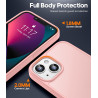 FLLAO Coque pour iPhone 13/iPhone 14 6,1 Pouces, avec 2 Pièces de Verre Trempé, Militaire Étui Antichoc Antirayures, Housse de T