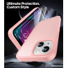 FLLAO Coque pour iPhone 13/iPhone 14 6,1 Pouces, avec 2 Pièces de Verre Trempé, Militaire Étui Antichoc Antirayures, Housse de T