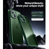 FLLAO Coque pour iPhone 15 avec 2 Pièces de Verre Trempé, Militaire Étui de Mince Bumper Housse, Silicone en Gel TPU Souple Comp