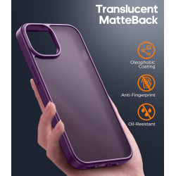 FLLAO Coque pour iPhone 13/iPhone 14 6,1 Pouces, avec 2 Pièces de Verre Trempé, Militaire Étui Antichoc Antirayures, Housse de T
