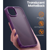 FLLAO Coque pour iPhone 13/iPhone 14 6,1 Pouces, avec 2 Pièces de Verre Trempé, Militaire Étui Antichoc Antirayures, Housse de T