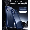 FLLAO Coque pour iPhone 15 avec 2 Pièces de Verre Trempé, Militaire Étui de Mince Bumper Housse, Silicone en Gel TPU Souple Comp