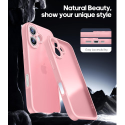 FLLAO Coque pour iPhone 17 avec 2 Pièces de Verre Trempé, Militaire Étui de Mince Bumper Housse, Silicone en Gel TPU Souple Comp