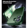 FLLAO Coque pour iPhone 17 avec 2 Pièces de Verre Trempé, Militaire Étui de Mince Bumper Housse, Silicone en Gel TPU Souple Comp