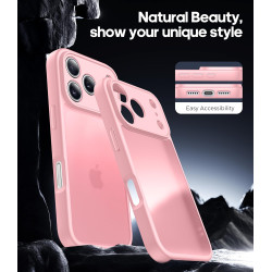 FLLAO Coque pour iPhone 17 Pro avec 2 Pièces de Verre Trempé, Militaire Étui de Mince Bumper Housse, Silicone en Gel TPU Souple 