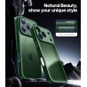 FLLAO Coque pour iPhone 17 Pro avec 2 Pièces de Verre Trempé, Militaire Étui de Mince Bumper Housse, Silicone en Gel TPU Souple 