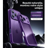 FLLAO Coque pour iPhone 17 Pro avec 2 Pièces de Verre Trempé, Militaire Étui de Mince Bumper Housse, Silicone en Gel TPU Souple 