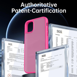FLLAO Mat Coque Compatible avec iPhone XR et 2 Pièces Protection Verre Trempé,Protection Antichoc Qualité Militaire,Anti-Jauniss